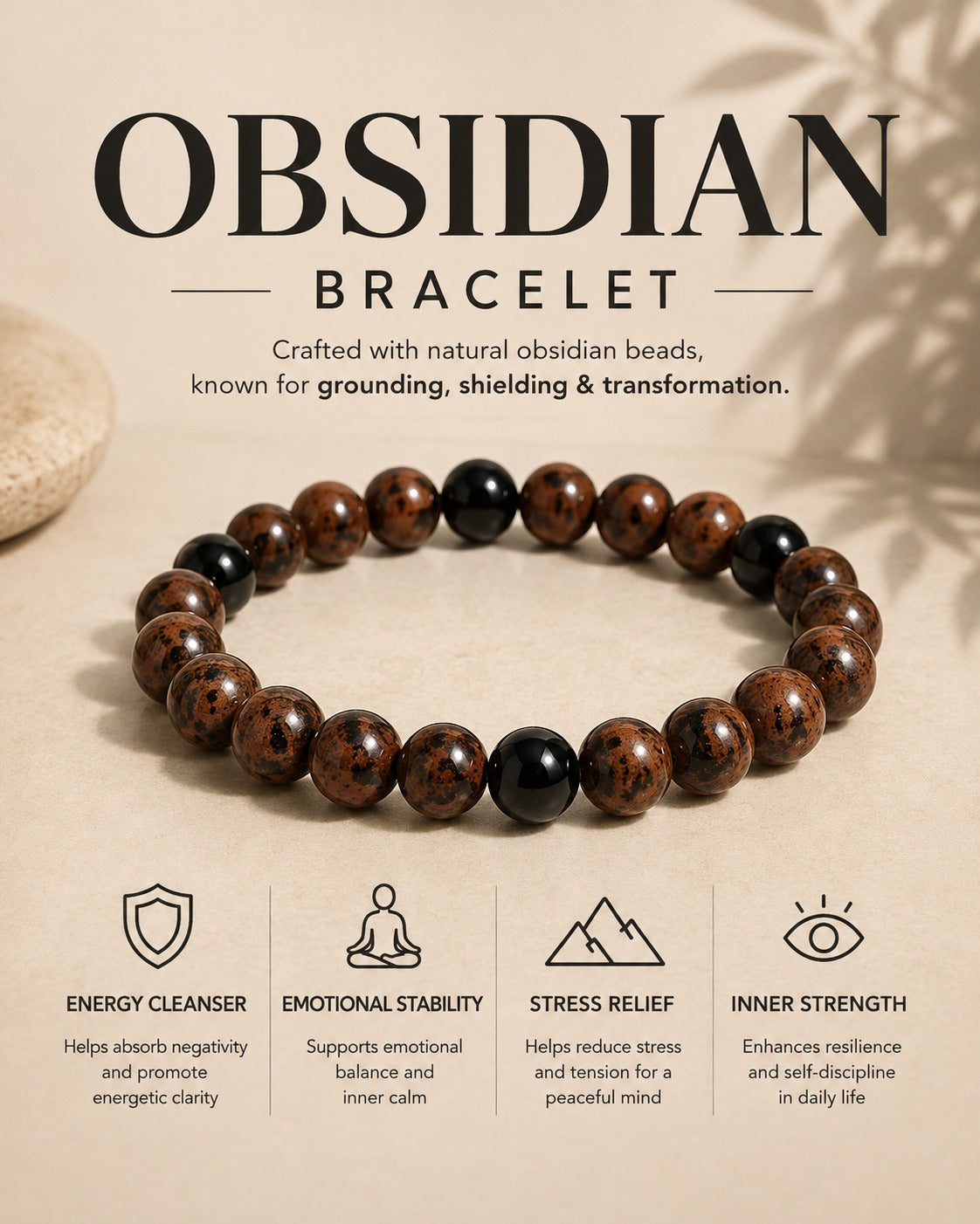 OBSIDIAN BRACELET