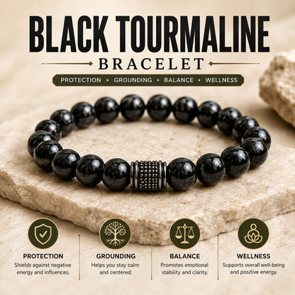 BLACK TOURMALINE BRACELET