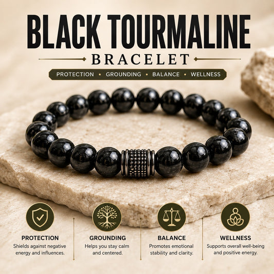 BLACK TOURMALINE BRACELET