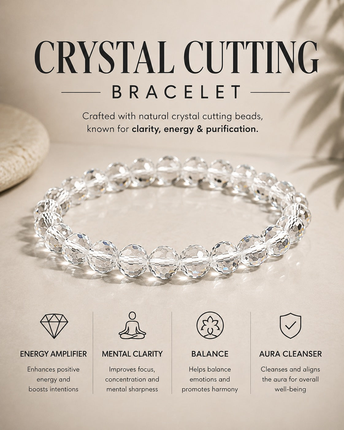 CRYSTAL CUTTING BRACELET