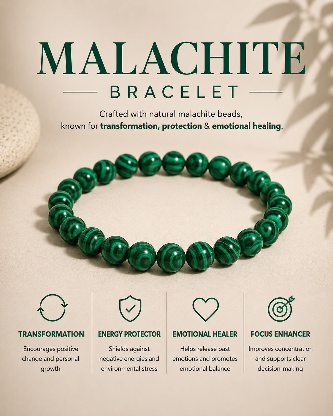 MALACHITE BRACELET