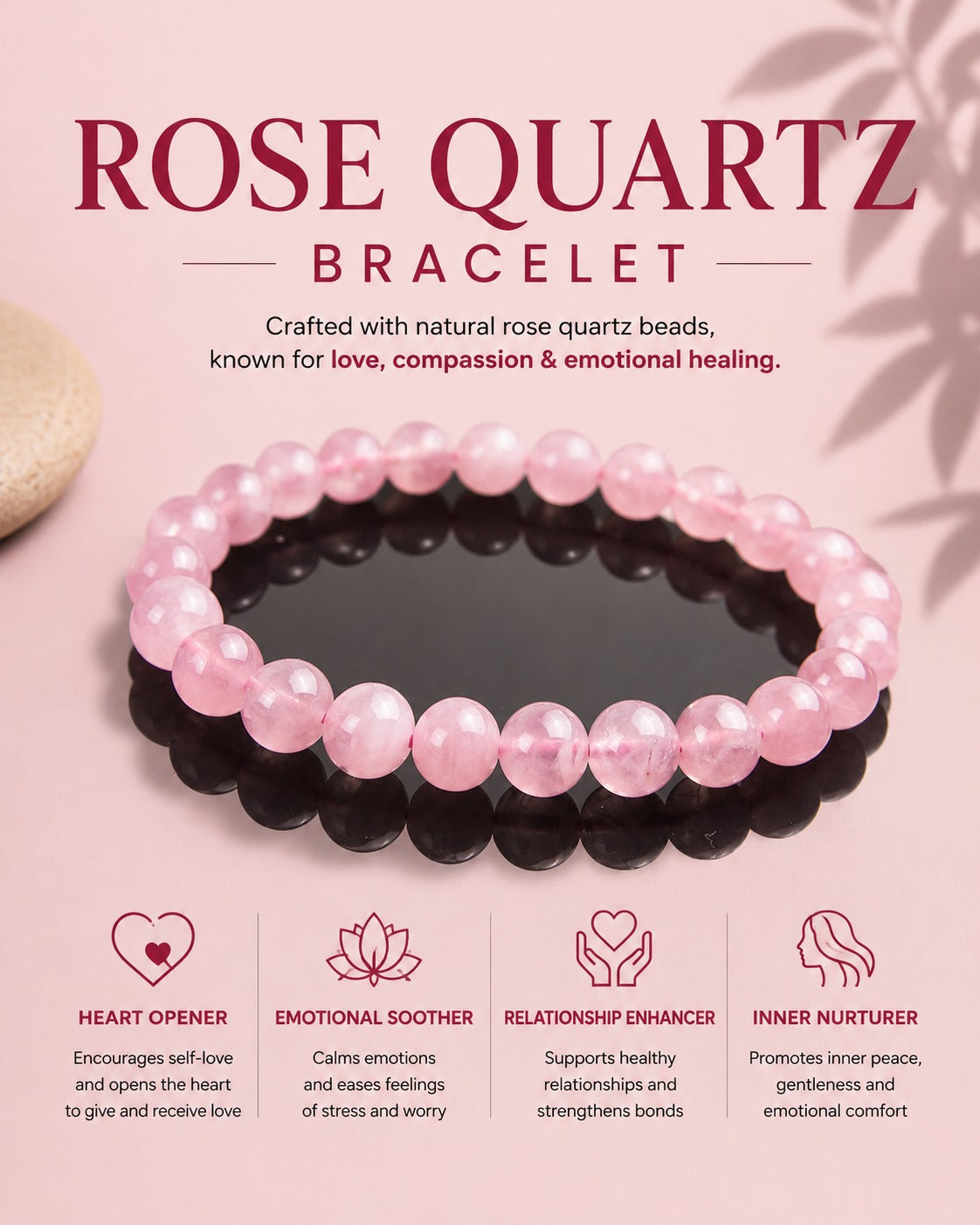 ROSE QUARTZ BRACELET
