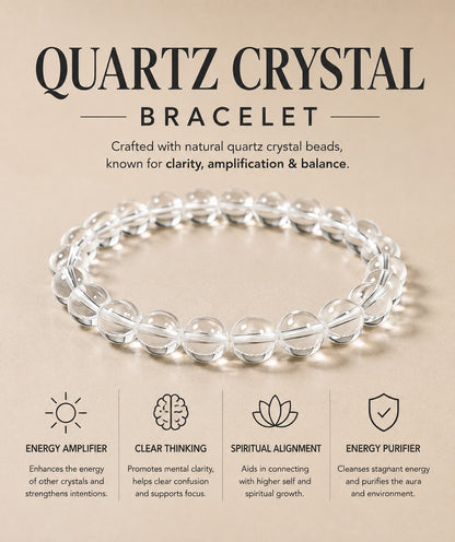 QUARTZ CRYSTAL BRACELET