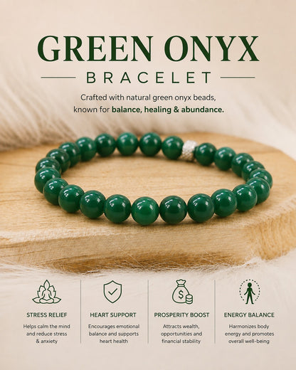GREEN ONYX BRACELET