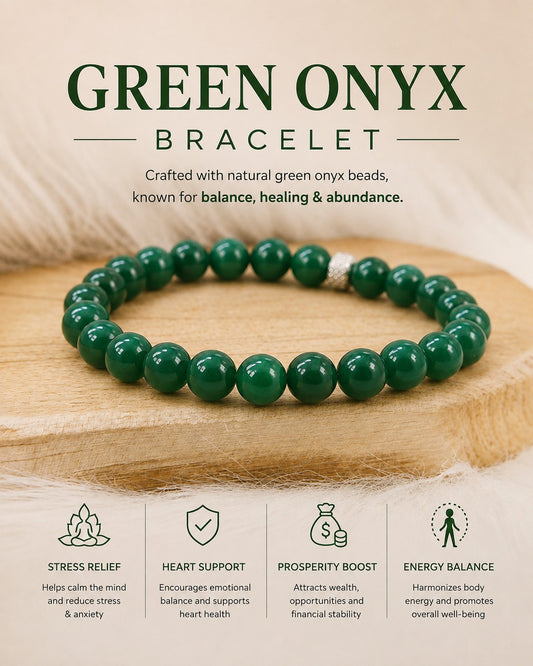 GREEN ONYX BRACELET