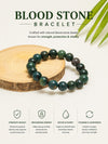 BLOOD STONE BRACELET