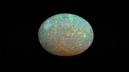 White Opal With Fire 9.18 Carats / 10.09 Ratti