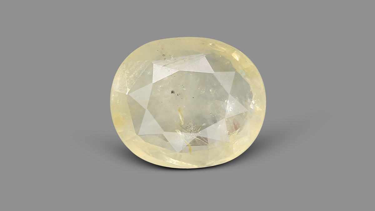 Natural Yellow Sapphire 5.65 Carats / 6.21 Ratti