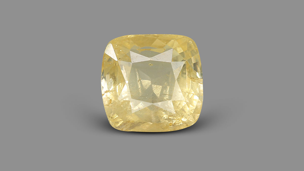 Natural Yellow Sapphire 7.35 Carats / 8.08 Ratti