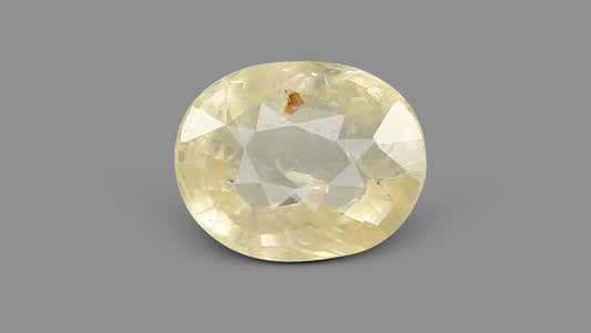 Natural Yellow Sapphire 6.13 Carats / 6.74 Ratti