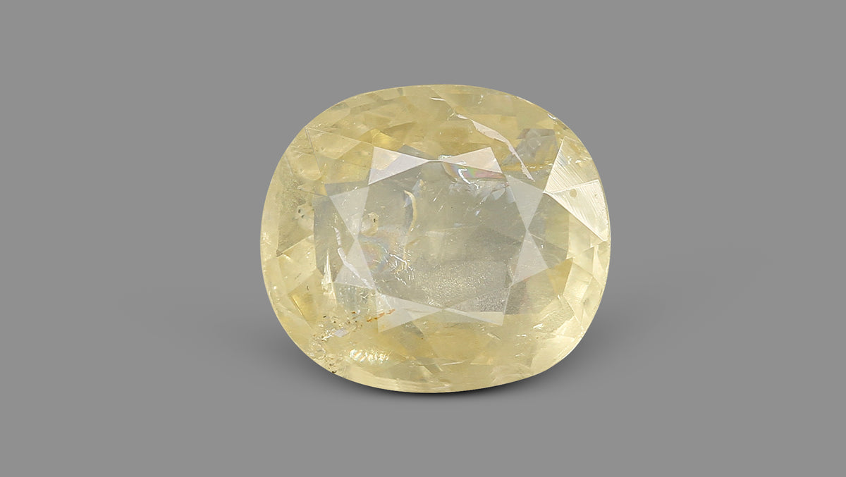 Natural Yellow Sapphire 7.76 Carats / 8.53 Ratti