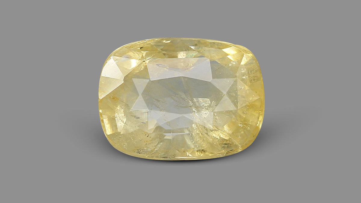 Natural Yellow Sapphire 7.04 Carats / 7.74 Ratti