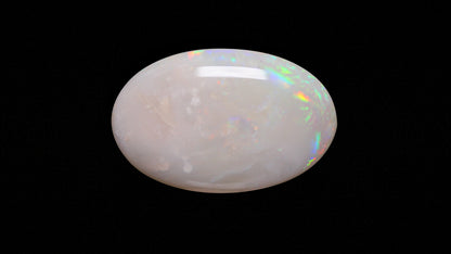 White Opal With Fire 20.23 Carats / 22.23 Ratti