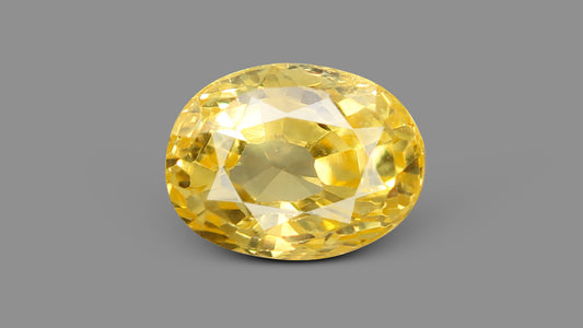 Natural Yellow Sapphire 2.31 Carats / 2.54 Ratti