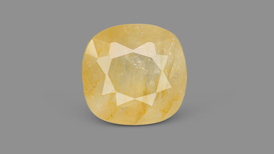 Natural Yellow Sapphire (Pukhraj) 6.69 Carats / 7.35 Ratti