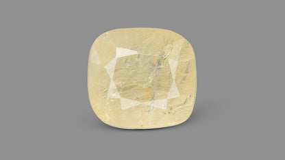 Natural Yellow Sapphire (Pukhraj) 6.43 Carats / 7.07 Ratti