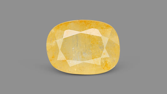 Natural Yellow Sapphire (Pukhraj) 6.58 Carats / 7.23 Ratti