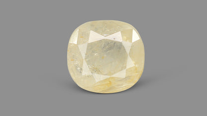 Natural Yellow Sapphire (Pukhraj) 6.41 Carats / 7.04 Ratti