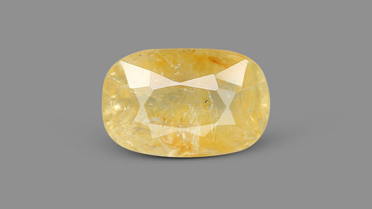 Natural Yellow Sapphire (Pukhraj) 5.69 Carats / 6.25 Ratti
