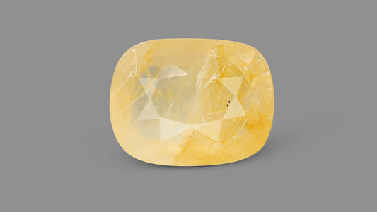 Natural Yellow Sapphire (Pukhraj) 6.39 Carats / 7.02 Ratti