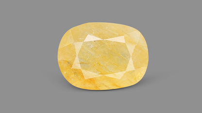 Natural Yellow Sapphire (Pukhraj) 6.62 Carats / 7.27 Ratti