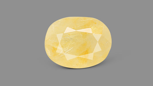 Natural Yellow Sapphire (Pukhraj) 4.92 Carats / 5.41 Ratti