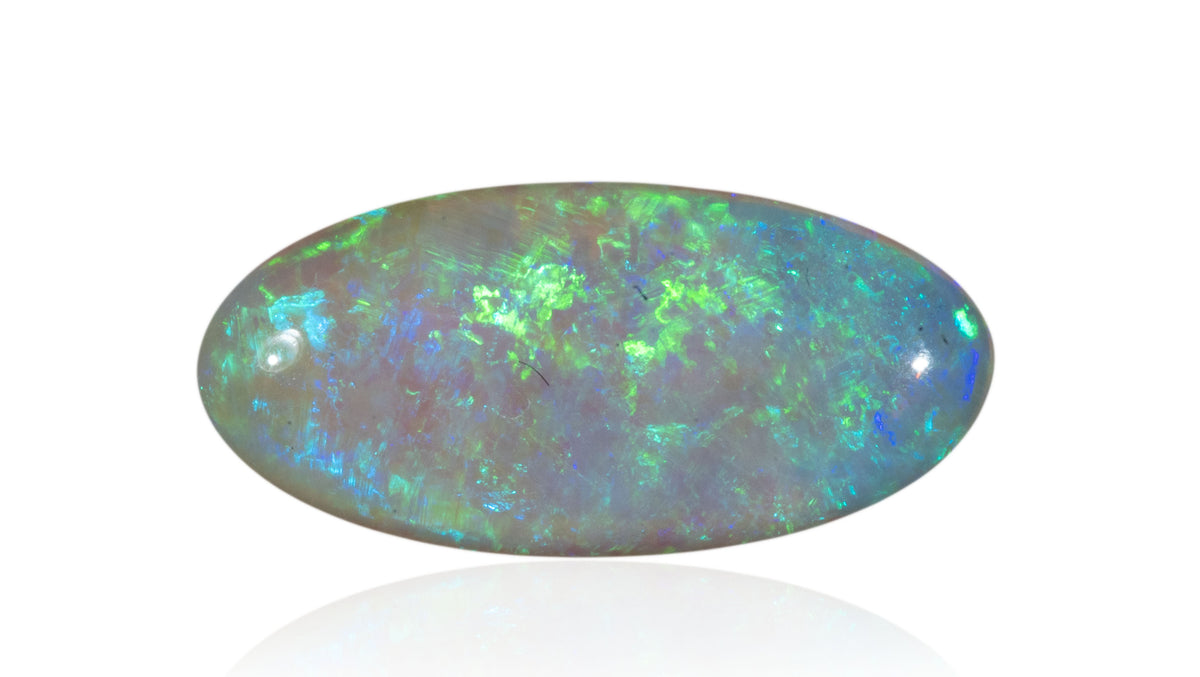 White Opal With Fire 3.41 Carats / 3.75 Ratti