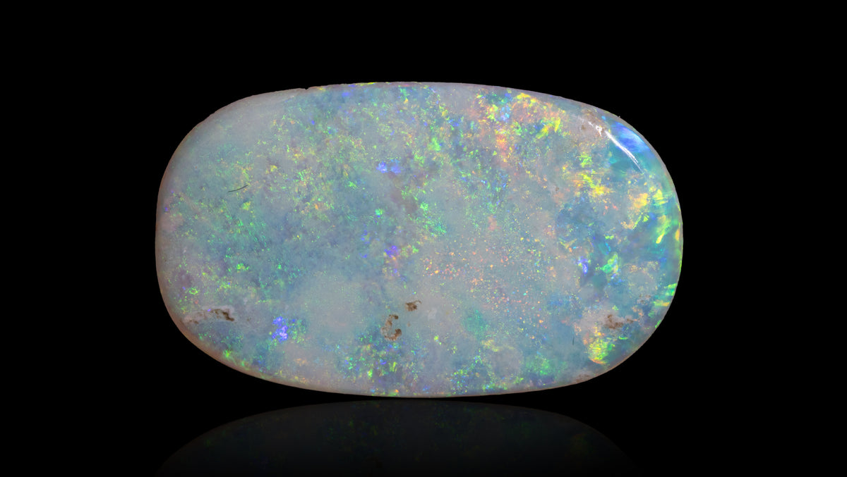 White Opal With Fire 5.74 Carats / 6.31 Ratti