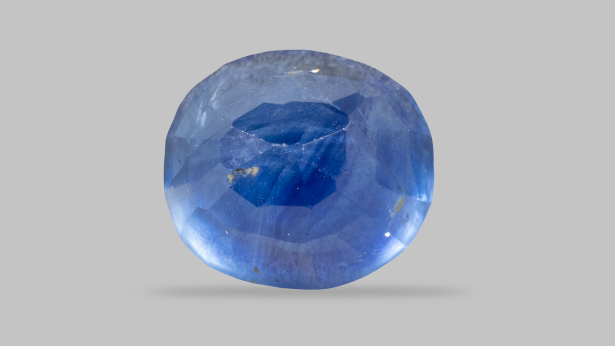 Kashmir Blue Sapphire (Neelam) 3.14 Carats / 3.45 Ratti
