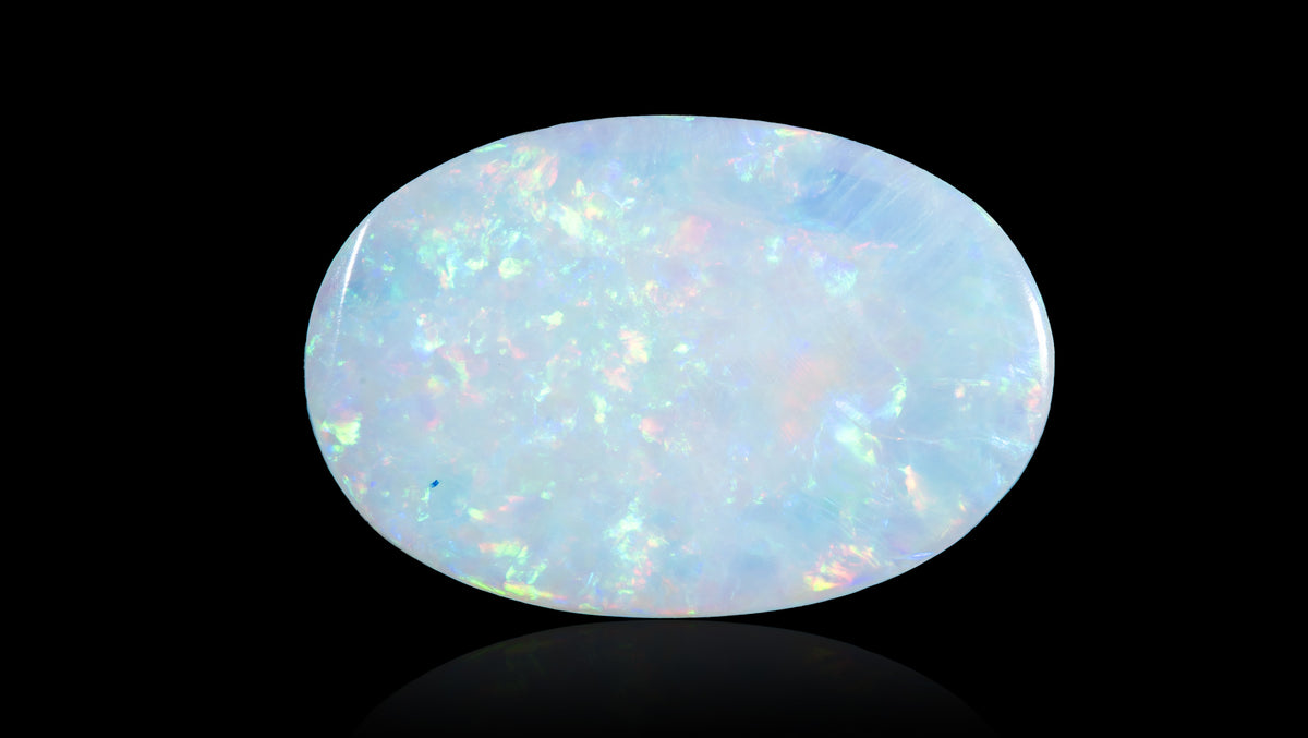 White Opal With Fire 5.93 Carats / 6.52 Ratti