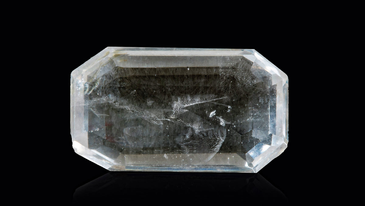 Natural White Sapphire 5.66 Carats / 6.22 Ratti