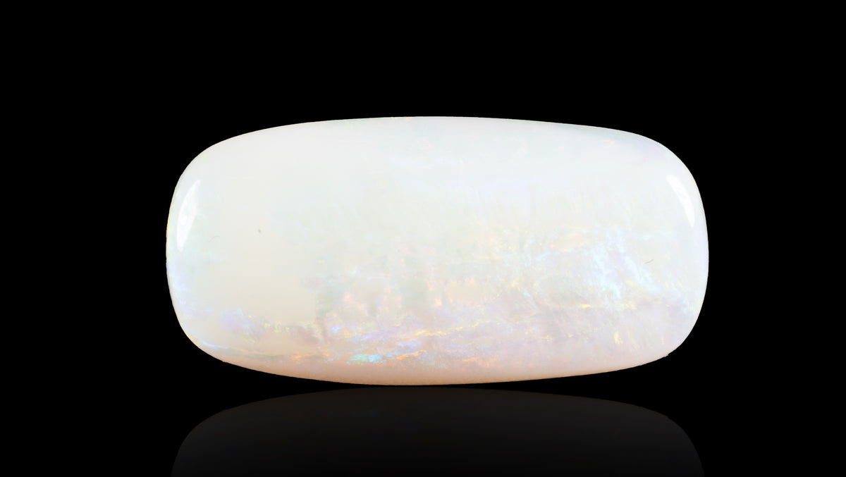 White Opal With Fire 11.53 Carats / 12.67 Ratti