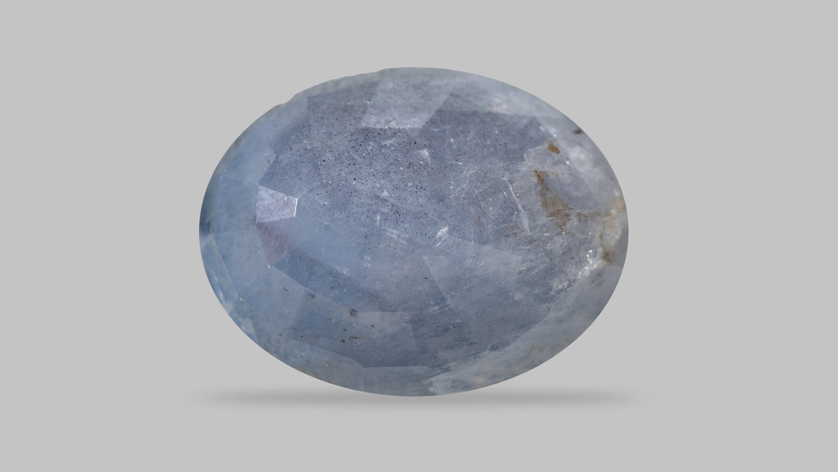 Kashmir Blue Sapphire (Neelam) 6.32 Carats / 6.95 Ratti