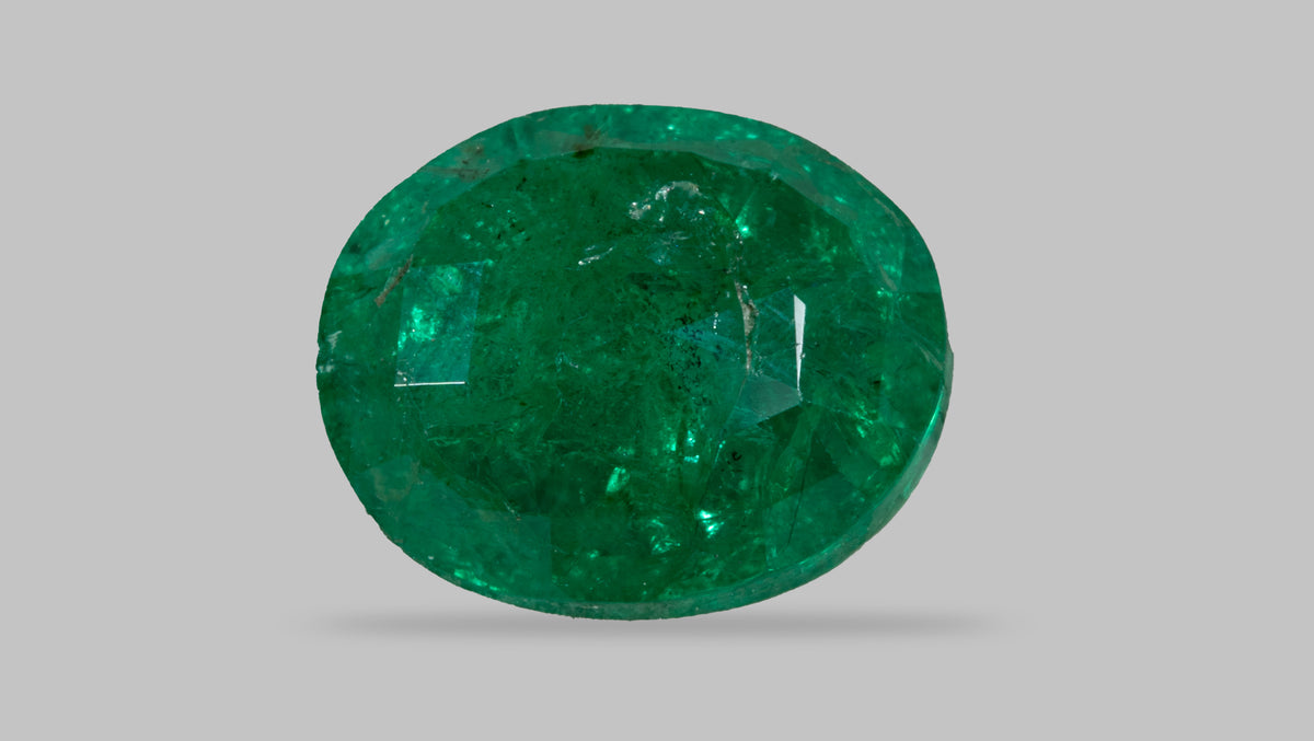 Zambian Emerald (Panna) 1.67 Carats / 1.84 Ratti