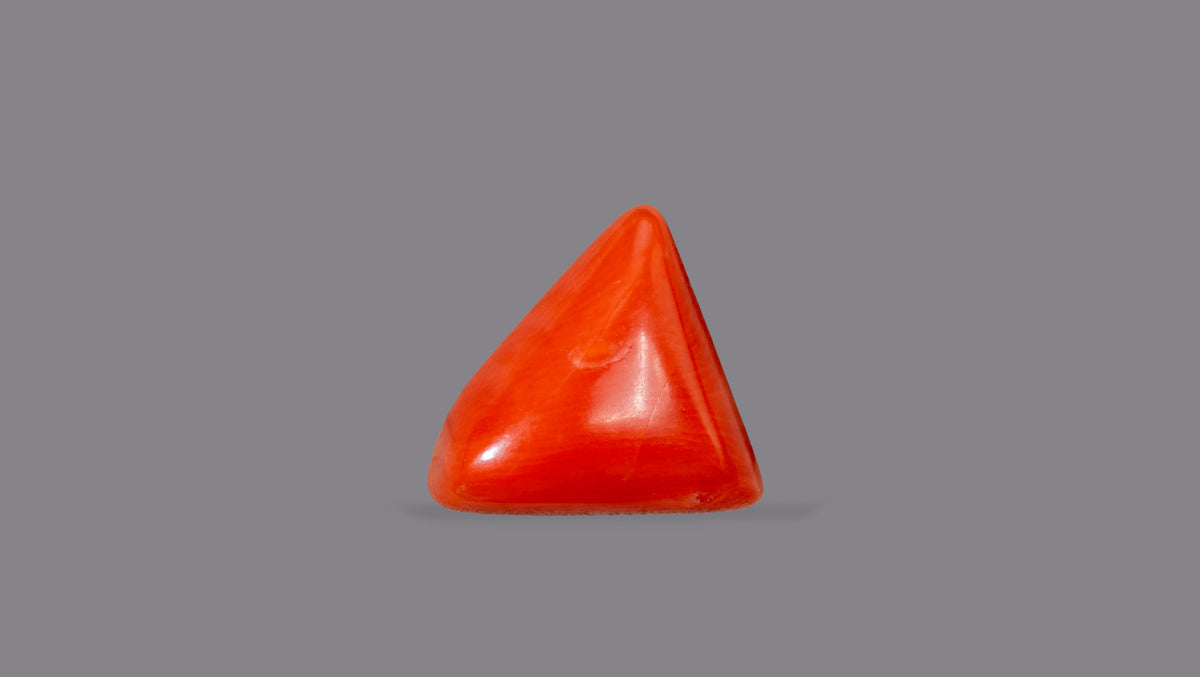 Italian Red Coral (Moonga) 4.10 Carats / 4.51 Ratti