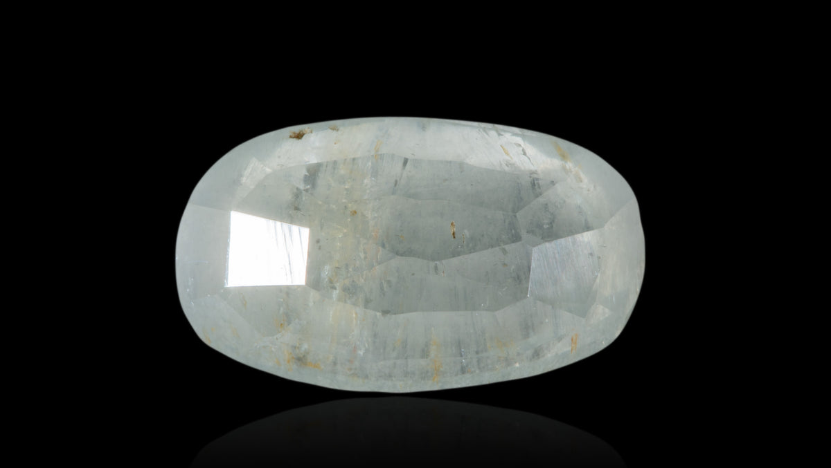 Natural White Sapphire 5.93 Carats / 6.52 Ratti
