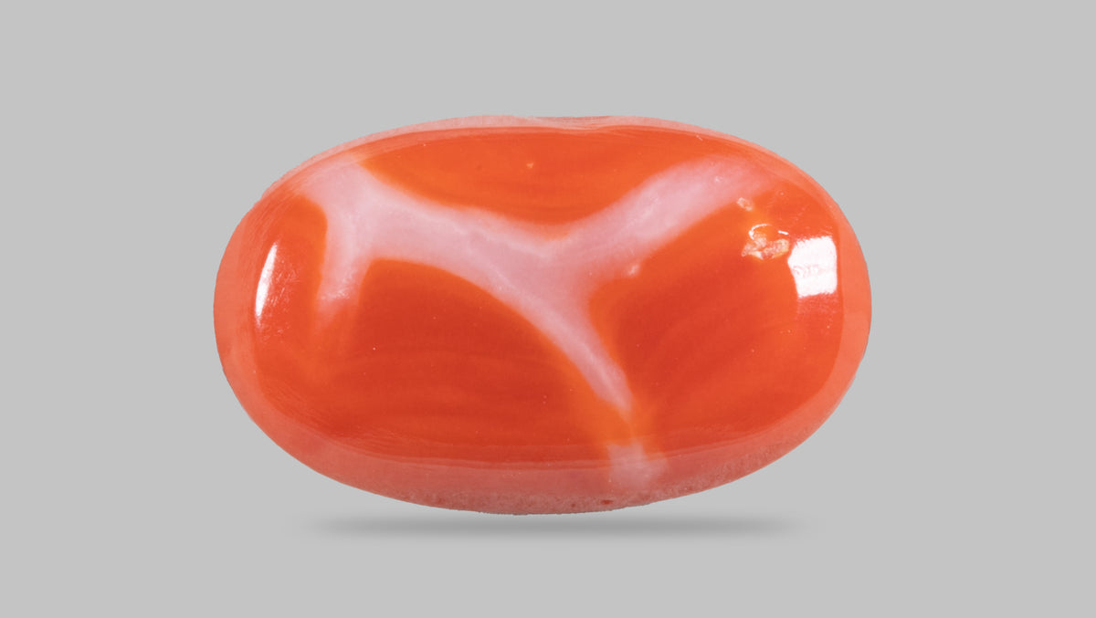 Japanese Red Coral (Moonga) 5.00 Carats / 5.49 Ratti