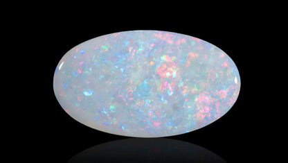 White Opal With Fire 4.47 Carats / 4.91 Ratti