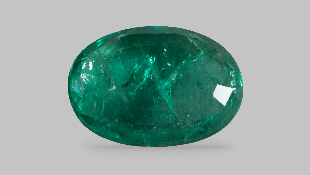 Zambian Emerald (Panna) 3.44 Carats / 3.78 Ratti