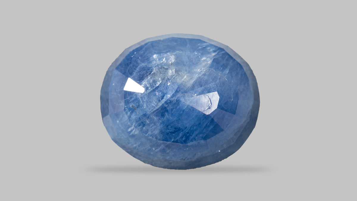 Kashmir Blue Sapphire (Neelam) 13.17 Carats / 14.47 Ratti