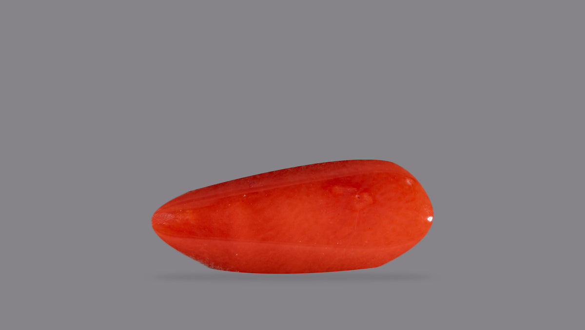 Italian Red Coral 6.27 Carats / 6.89 Ratti
