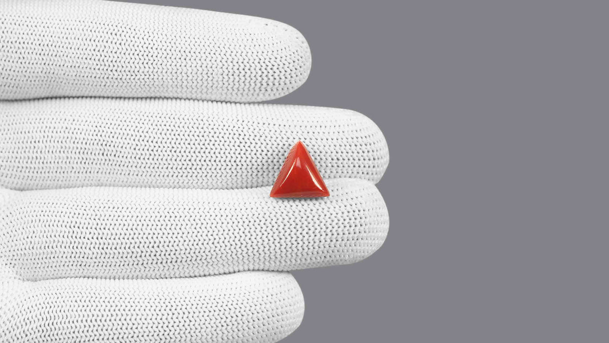 Italian Red Coral 5.62 Carats / 6.18 Ratti