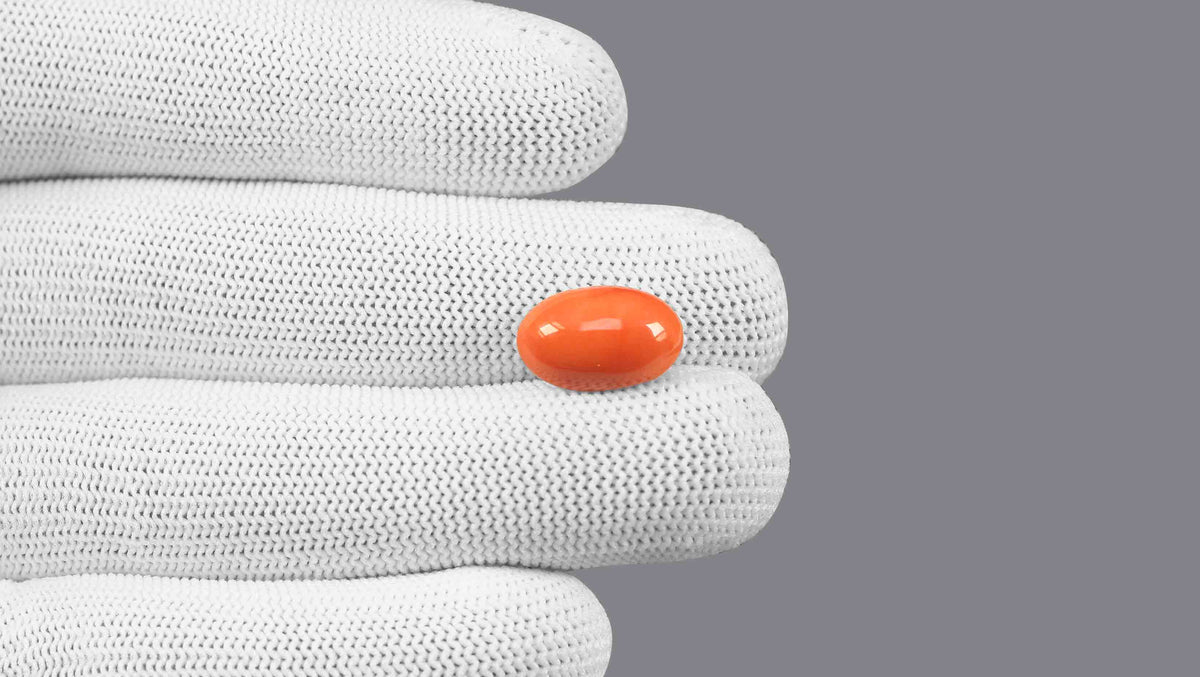 Japanese Red Coral 6.08 Carats / 6.68 Ratti