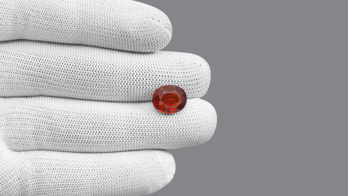 Sri-Lankan Hessonite (Gomed) 6.73 Carats / 7.4 Ratti