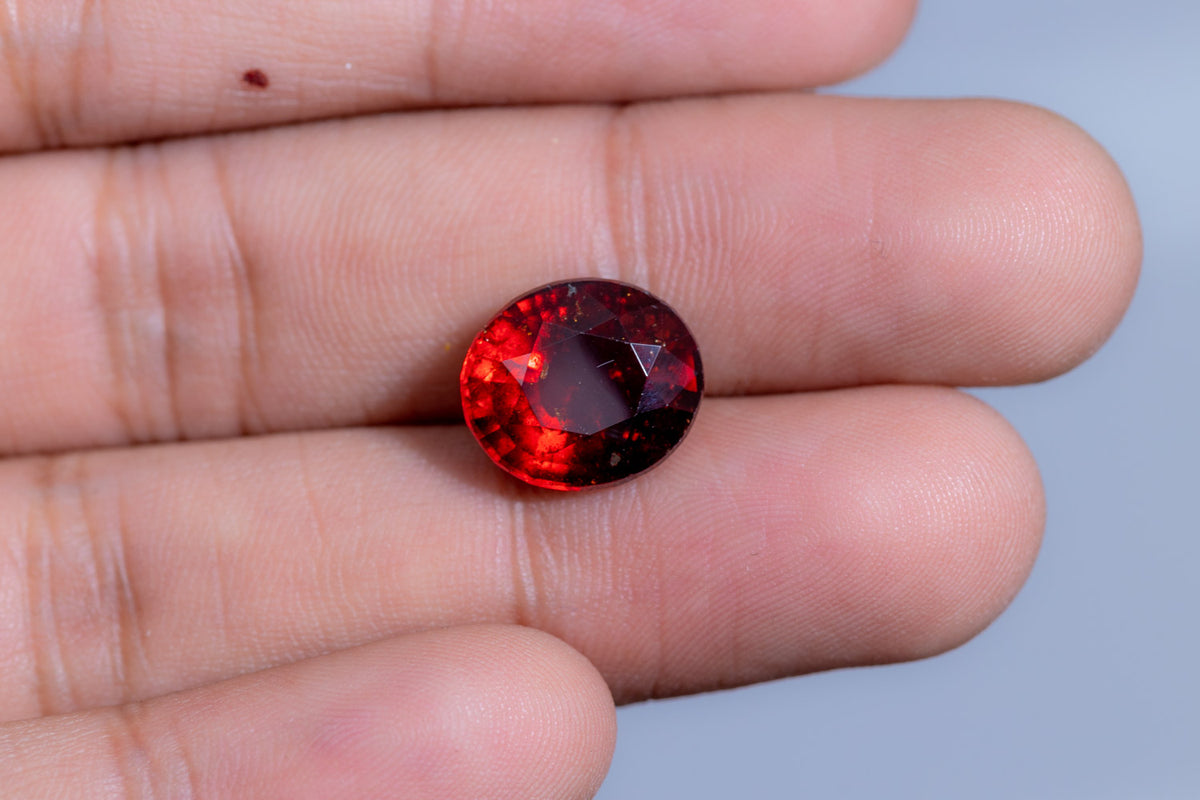 Sri-Lankan Hessonite (Gomed) 9.02 Carats / 9.91 Ratti