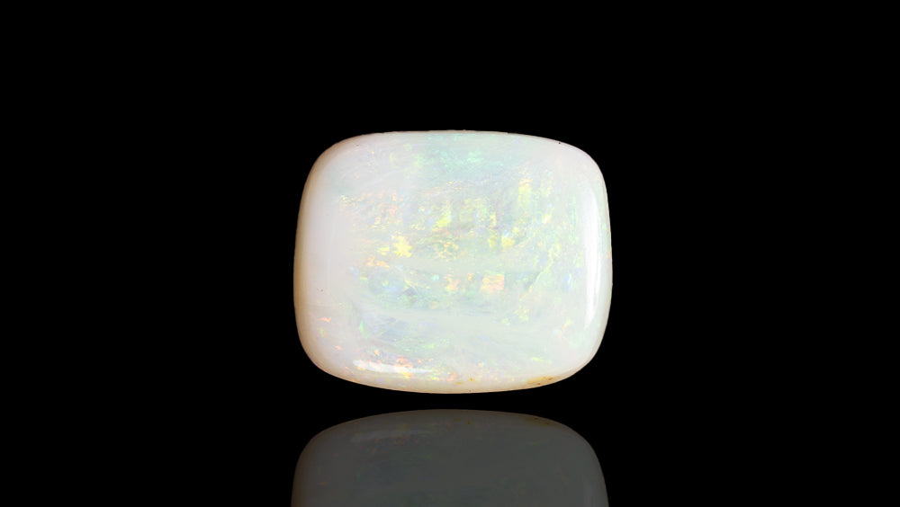 White Opal With Fire 12.25 Carats / 13.46 Ratti