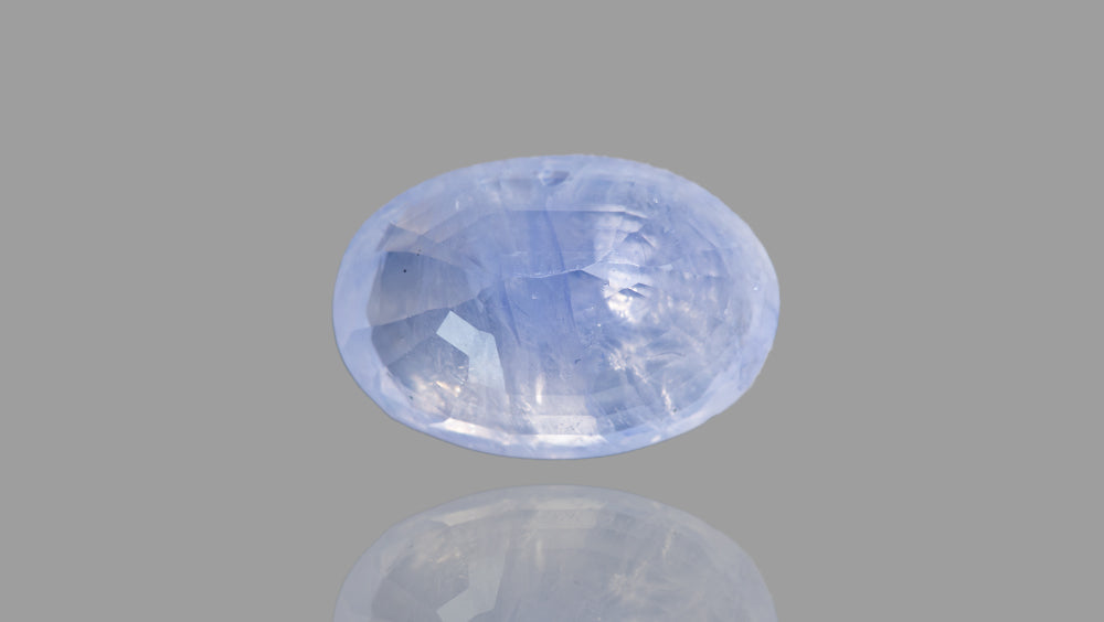 Kashmir Blue Sapphire (Neelam) 6.79 Carats / 7.46 Ratti