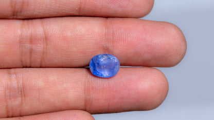 Kashmir Blue Sapphire (Neelam) 3.34 Carats / 3.67 Ratti