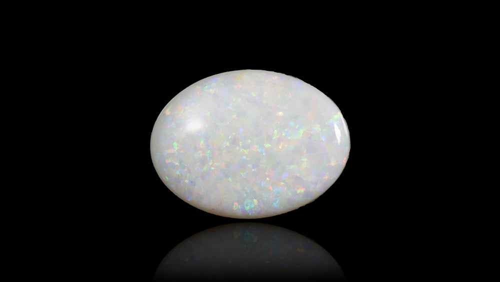 White Opal With Fire 16.92 Carats / 18.59 Ratti
