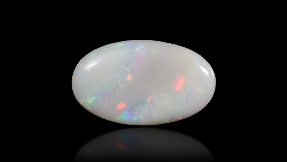 White Opal With Fire 12.57 Carats / 13.81 Ratti